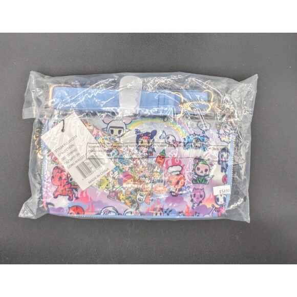 Tokidoki Naughty or Nice Long Wallet w/ Crossbody Adjustable Removable Strap NWT - Picture 2 of 6